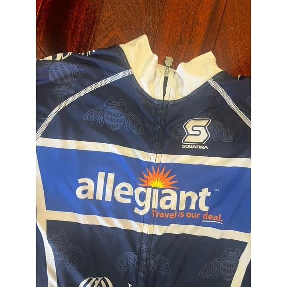 Men's Squadra cycling jersey size medium dark blue - Picture 4 of 6